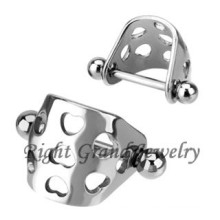 Inox 316L acier inoxydable chirurgical Tragus oreille bijoux Piercing